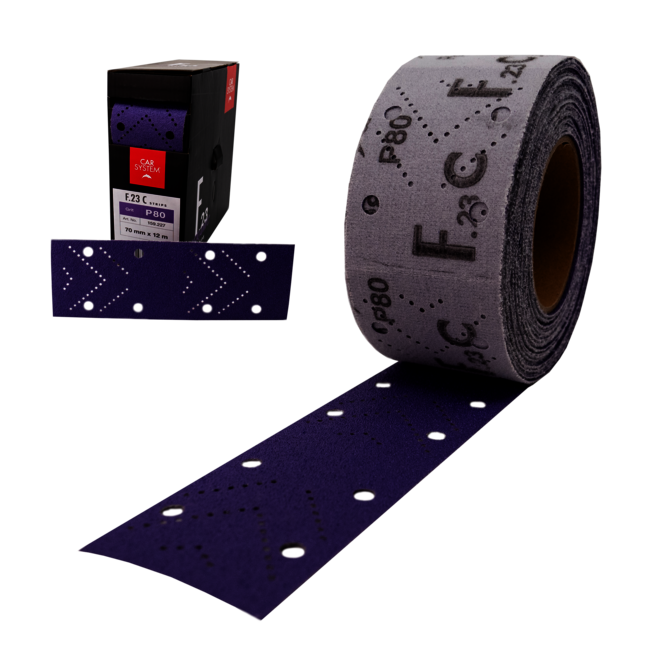 Sanding Strips F.23 Ceramic 70mm. x 12m. P600