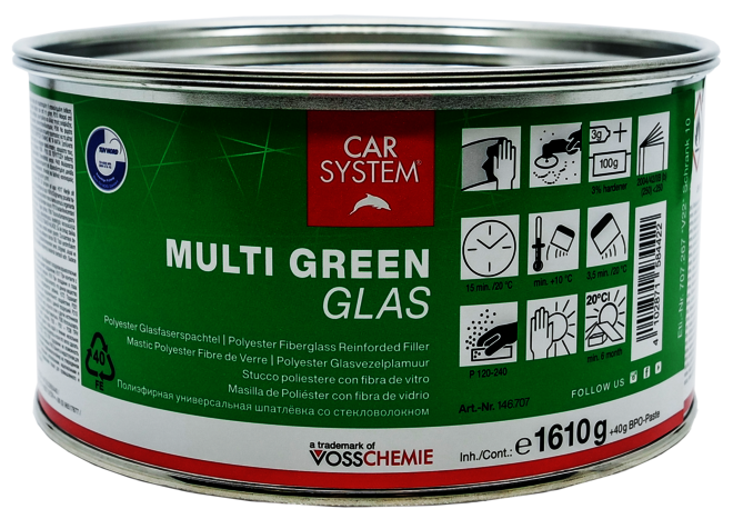 Multi Glas Green 1.65Kg Blik inclusief harder - Klik op de afbeelding om het venster te sluiten