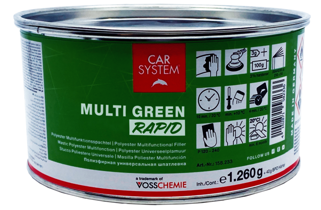 Elastic Green Rapid 1,3 kg. incl. verharder