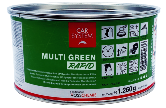 Elastic Green Rapid 1,3 kg. incl. verharder - Klik op de afbeelding om het venster te sluiten