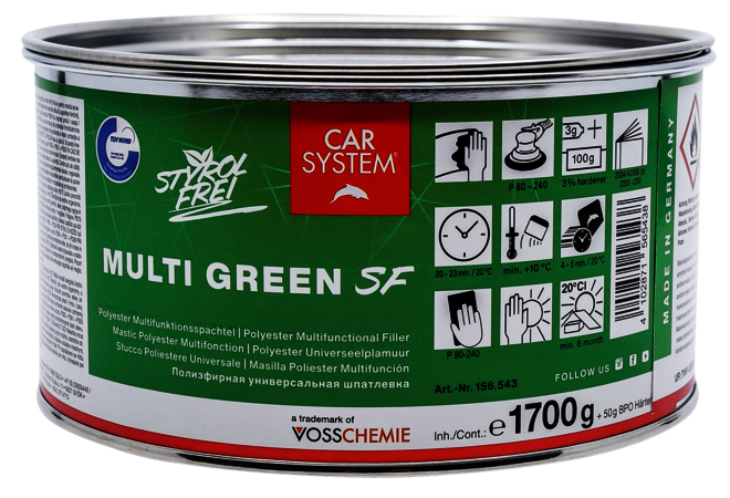 Multi Green SF 1,75 kg. incl. verharder